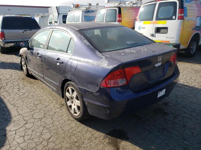 Photo 3 from auction – 2008 HONDA CIVIC LX with VIN 2HGFA16588H520519