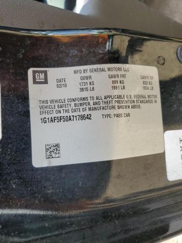 Photo 10 from auction – 2010 CHEVROLET COBALT 2LT with VIN 1G1AF5F50A7178642