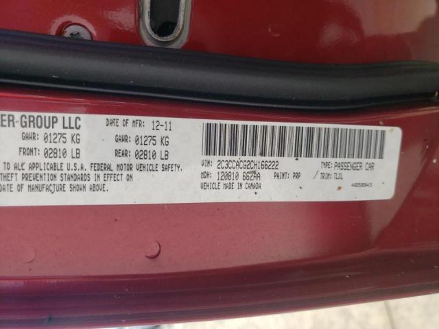 Photo 10 from auction – 2012 CHRYSLER 300 LIMITE with VIN 2C3CCACG2CH166222