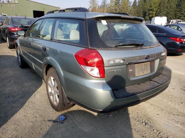 Photo 3 from auction – 2009 SUBARU OUTBACK 2. with VIN 4S4BP61CX97325125