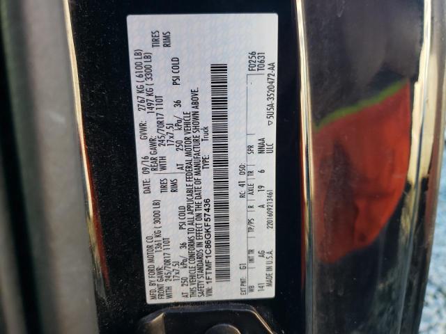 Photo 10 from auction – 2016 FORD F150 with VIN 1FTMF1C86GKF57436