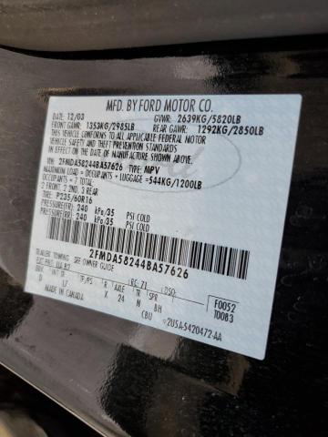 Photo 10 from auction – 2004 FORD FREESTAR L with VIN 2FMDA58244BA57626