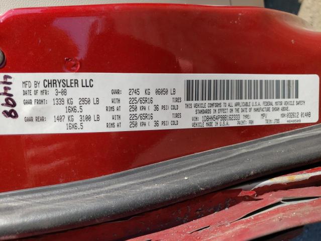 Photo 10 from auction – 2008 DODGE GRAND CARA with VIN 1D8HN54P98B162333