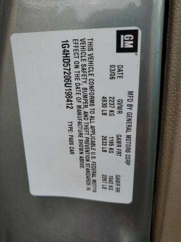 Photo 10 from auction – 2006 BUICK LUCERNE CX with VIN 1G4HD57206U198412