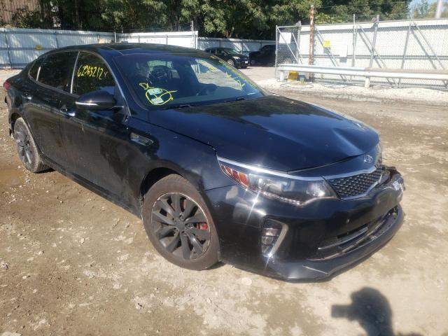 KIA OPTIMA EX 2018 with VIN 5XXGU4L35JG228074 - Photo from auction