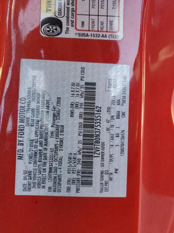 Photo 10 from auction – 2007 FORD MUSTANG with VIN 1ZVFT80N375335162
