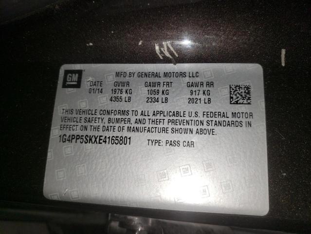 Photo 10 from auction – 2014 BUICK VERANO with VIN 1G4PP5SKXE4165801