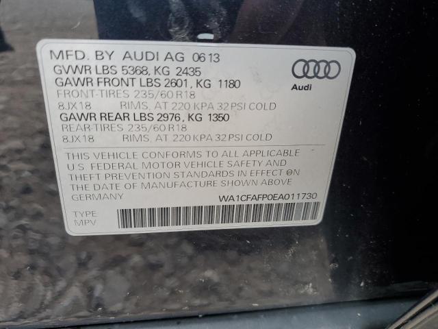 Photo 10 from auction – 2014 AUDI Q5 PREMIUM with VIN WA1CFAFP0EA011730