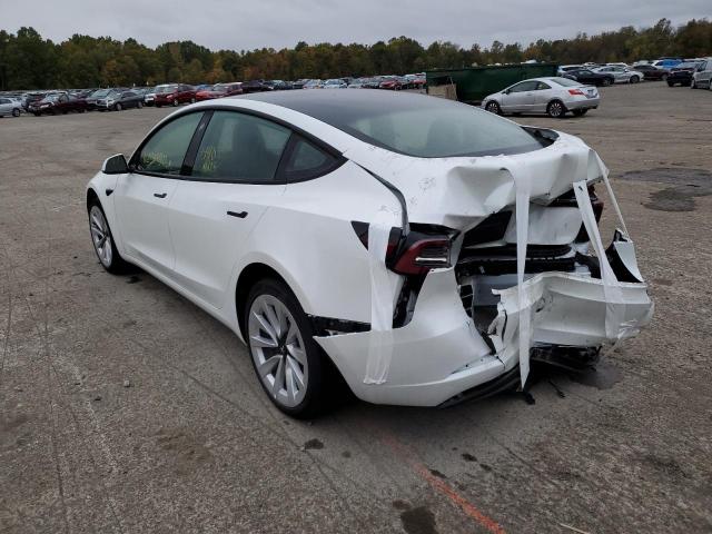 Photo 3 from auction – 2022 TESLA MODEL 3 with VIN 5YJ3E1EA2NF304087