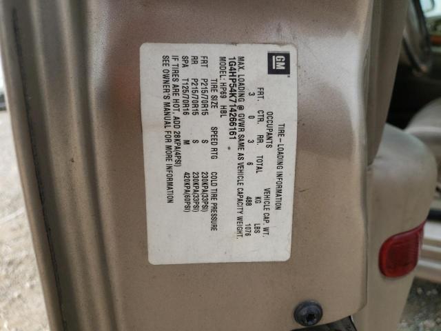 Photo 10 from auction – 2001 BUICK LESABRE CU with VIN 1G4HP54K714266161