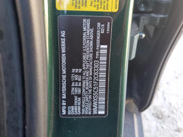 Photo 10 from auction – 2015 MINI COOPER with VIN WMWXS5C51F2C63303