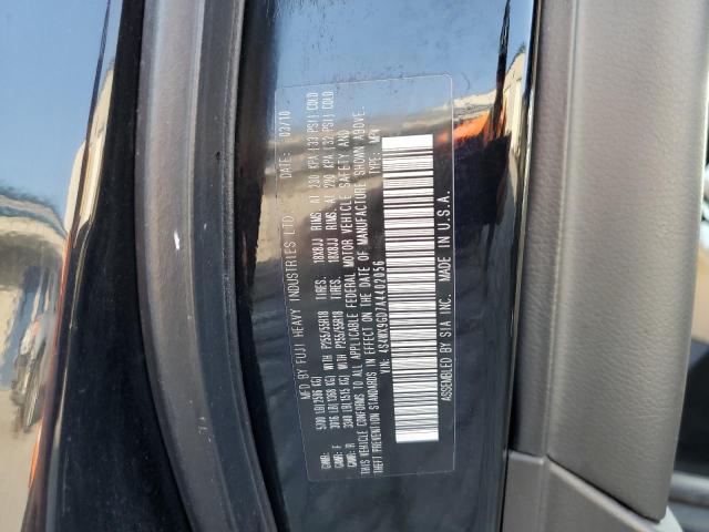Photo 10 from auction – 2010 SUBARU TRIBECA LI with VIN 4S4WX9GD7A4402056