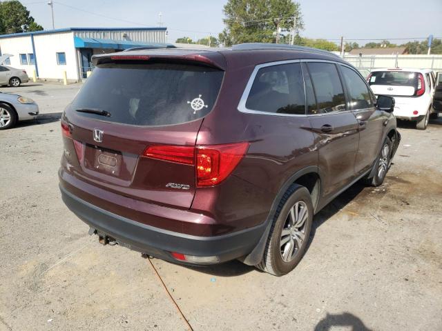 Photo 4 from auction – 2016 HONDA PILOT EXLN with VIN 5FNYF6H71GB088087