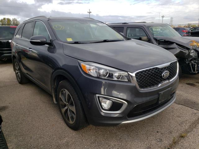 KIA SORENTO EX 2016 with VIN 5XYPH4A10GG185693 - Photo from auction