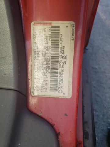 Photo 10 from auction – 2001 TOYOTA CELICA GT with VIN JTDDR32T010102755