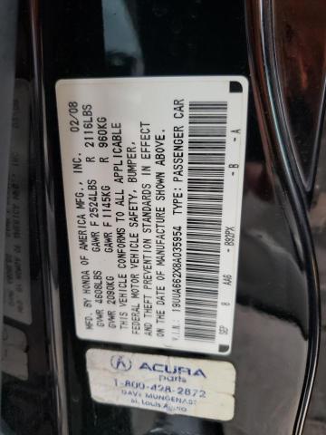 Photo 10 from auction – 2008 ACURA TL with VIN 19UUA662X8A035954
