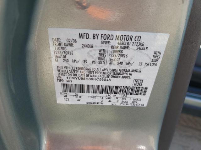 Photo 10 from auction – 2006 FORD ESCAPE HEV with VIN 1FMYU95H86KC56048