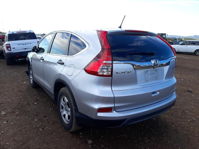 Photo 3 from auction – 2016 HONDA CR-V LX with VIN 2HKRM3H30GH504539