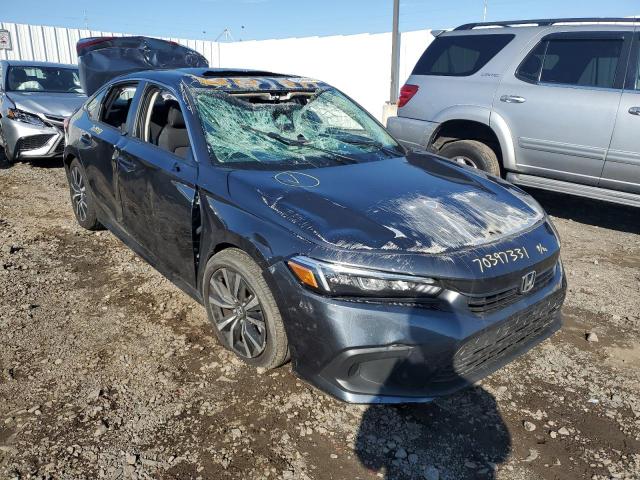 HONDA CIVIC EX 2022 with VIN 2HGFE1F74NH323719 - Photo from auction