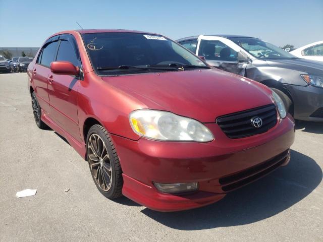 TOYOTA COROLLA CE 2004 with VIN 2T1BR32E24C243703 - Photo from auction