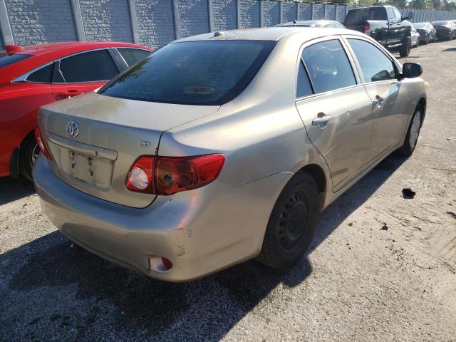 Photo 4 from auction – 2009 TOYOTA COROLLA BA with VIN 1NXBU40E19Z160874