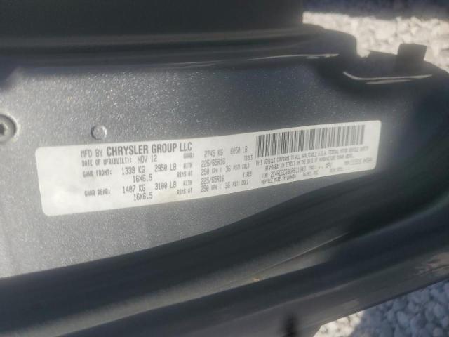Photo 10 from auction – 2013 DODGE GRAND CARA with VIN 2C4RDGCG3DR611049