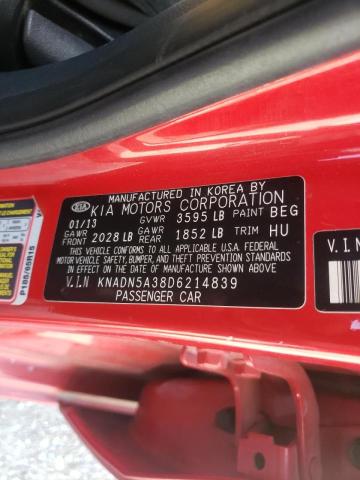 Photo 10 from auction – 2013 KIA RIO EX with VIN KNADN5A38D6214839
