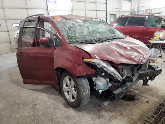 TOYOTA SIENNA LE 2015 with VIN 5TDKK3DC9FS590729 - Photo from auction