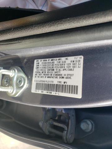 Photo 10 from auction – 2015 ACURA RDX TECHNO with VIN 5J8TB3H51FL011770