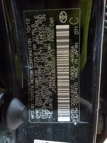 Photo 10 from auction – 2013 TOYOTA PRIUS with VIN JTDKN3DU8D5554713
