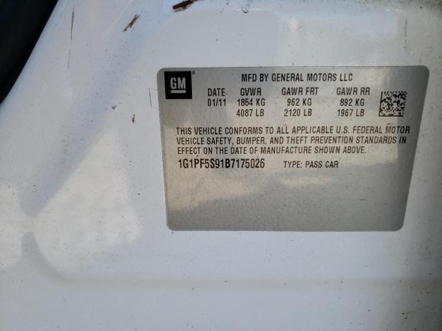Photo 10 from auction – 2011 CHEVROLET CRUZE LT with VIN 1G1PF5S91B7175026