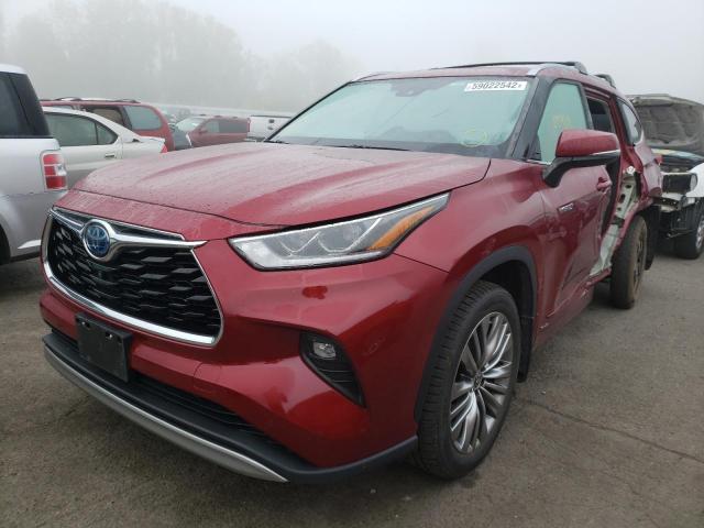 Photo 2 from auction – 2020 TOYOTA HIGHLANDER with VIN 5TDEBRCH6LS002245