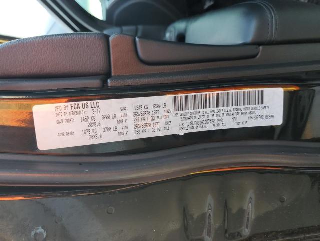 Photo 10 from auction – 2017 JEEP GRAND CHER with VIN 1C4RJFAG1HC867422