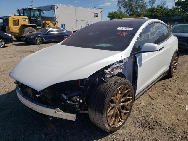Photo 2 from auction – 2022 TESLA MODEL X with VIN 7SAXCDE56NF341299