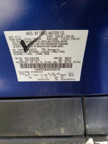 Foto 10 de la subasta – 2013 FORD TAURUS SEL con VIN 1FAHP2E83DG230739