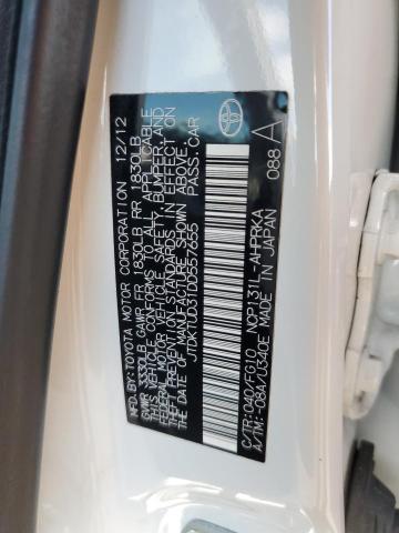 Photo 10 from auction – 2013 TOYOTA YARIS with VIN JTDKTUD31DD557655