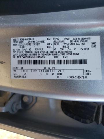 Photo 10 from auction – 2019 FORD F250 SUPER with VIN 1FT7W2BT5KEE85516