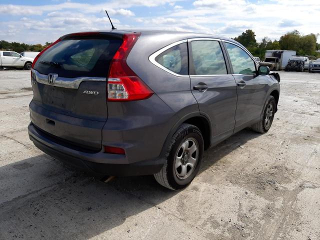Photo 4 from auction – 2016 HONDA CR-V LX with VIN 2HKRM4H38GH728972