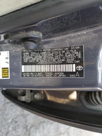 Photo 10 from auction – 2010 TOYOTA PRIUS with VIN JTDKN3DU0A0028259