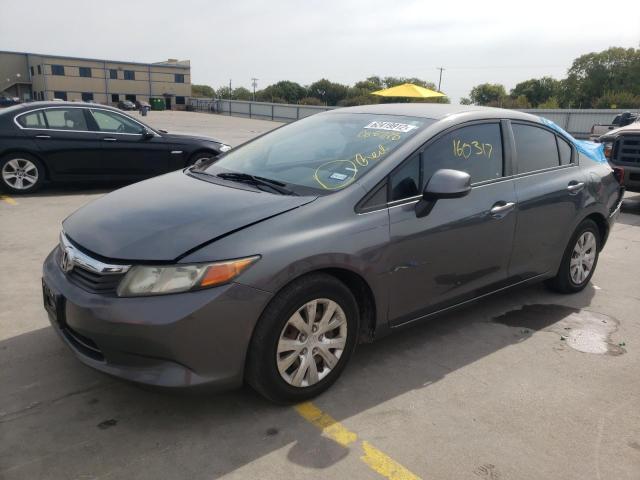 Photo 2 from auction – 2012 HONDA CIVIC LX with VIN 19XFB2F56CE088728