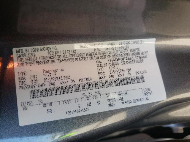 Photo 10 from auction – 2014 FORD FOCUS SE with VIN 1FADP3F25EL179865