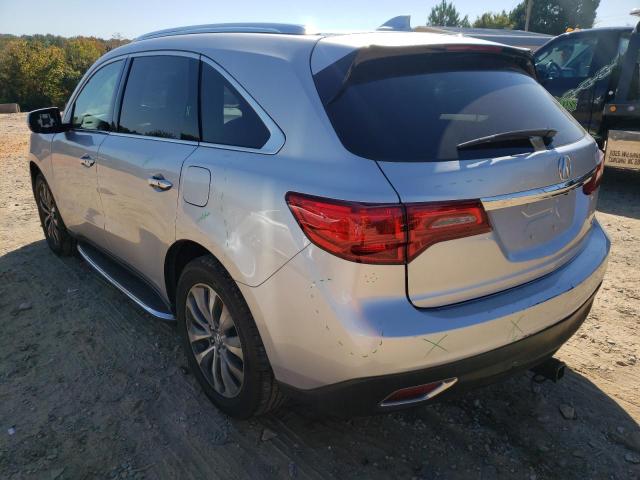 Photo 3 from auction – 2014 ACURA MDX TECHNO with VIN 5FRYD4H48EB014287