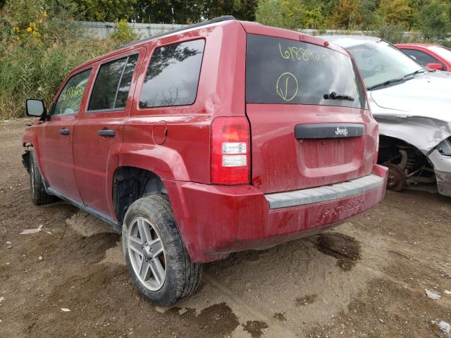 Photo 3 from auction – 2009 JEEP PATRIOT SP with VIN 1J4FT28B79D191273
