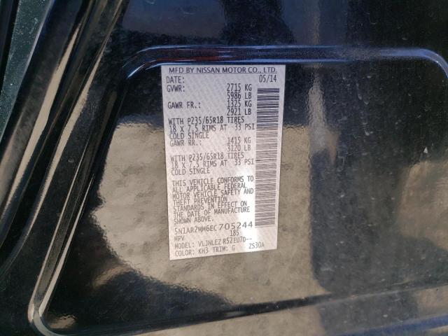 Photo 10 from auction – 2014 NISSAN PATHFINDER with VIN 5N1AR2MM6EC705244