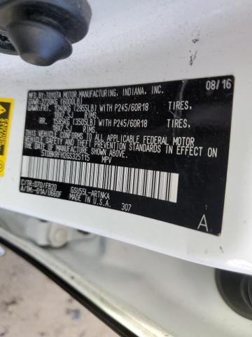 Photo 10 from auction – 2016 TOYOTA HIGHLANDER with VIN 5TDBKRFH2GS325115