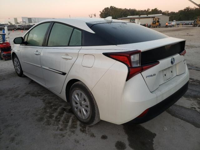 Photo 3 from auction – 2019 TOYOTA PRIUS with VIN JTDKARFU8K3093016