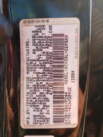 Photo 10 from auction – 2002 TOYOTA CAMRY LE with VIN 4T1BE32K02U106966