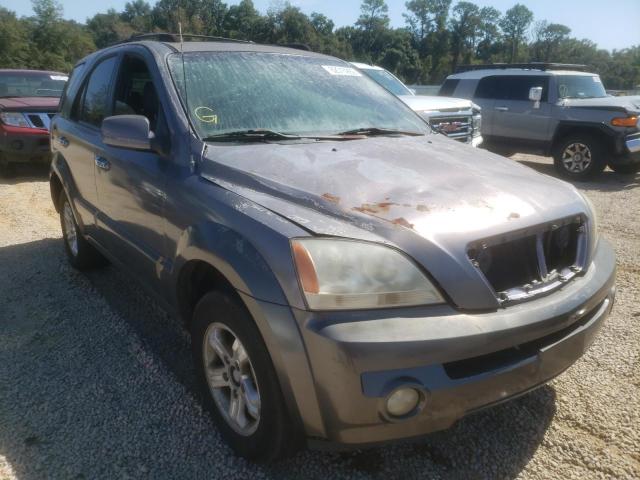 KIA SORENTO EX 2005 with VIN KNDJD733655337791 - Photo from auction