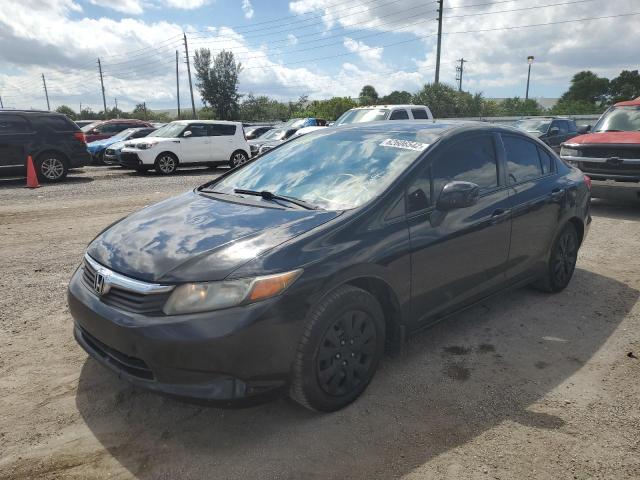 Photo 2 from auction – 2012 HONDA CIVIC LX with VIN 19XFB2F54CE047319