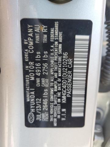 Photo 10 from auction – 2013 HYUNDAI GENESIS 3. with VIN KMHGC4DD1DU210286